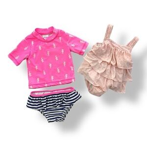 Carter’s | Set of Toddler Swimsuits (12 mos)